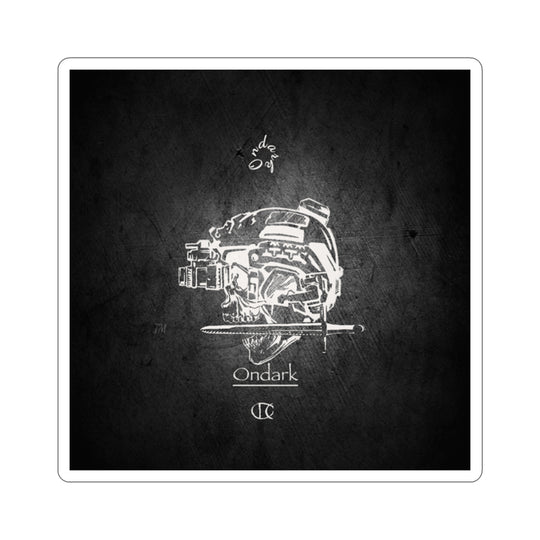 ONDARK square sticker